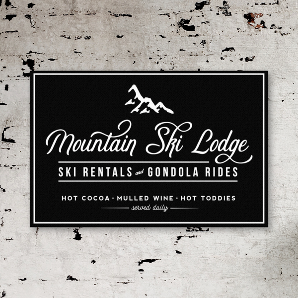 Ski Lodge | Canvas