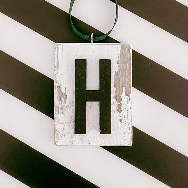 Letter Tag | Bold Style | Ornament