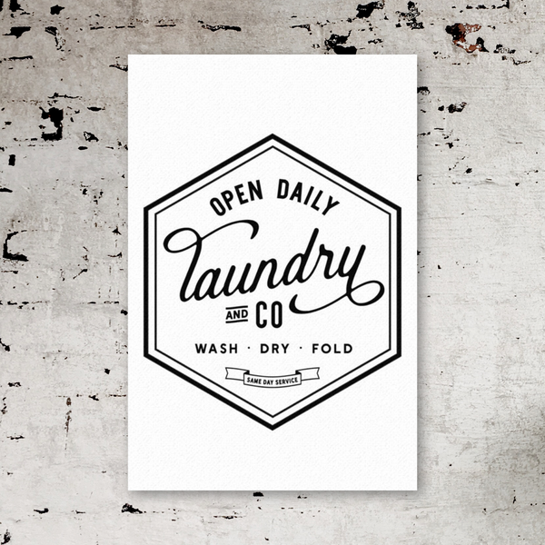 Laundry and Co. | Large | Canvas