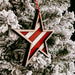 Shiplap Star | Red | Ornament