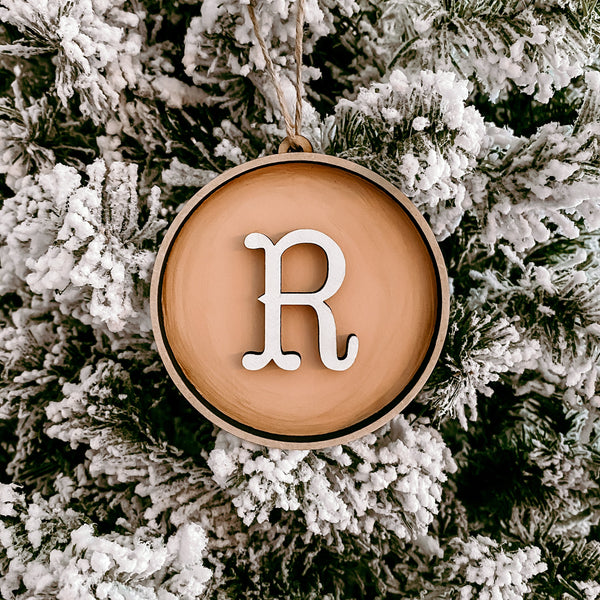 Vintage Round | Pink | Ornament