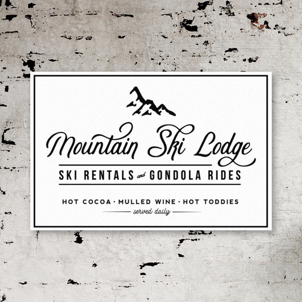 Ski Lodge | Canvas