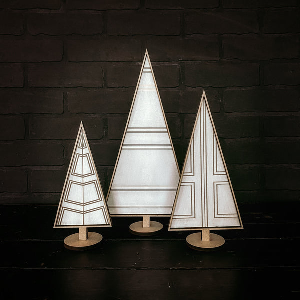 Antique Door Trees | White | Wood
