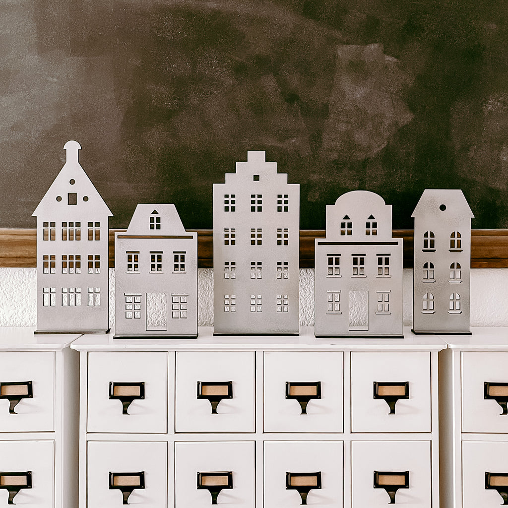 Dutch Village | Silver | Wood