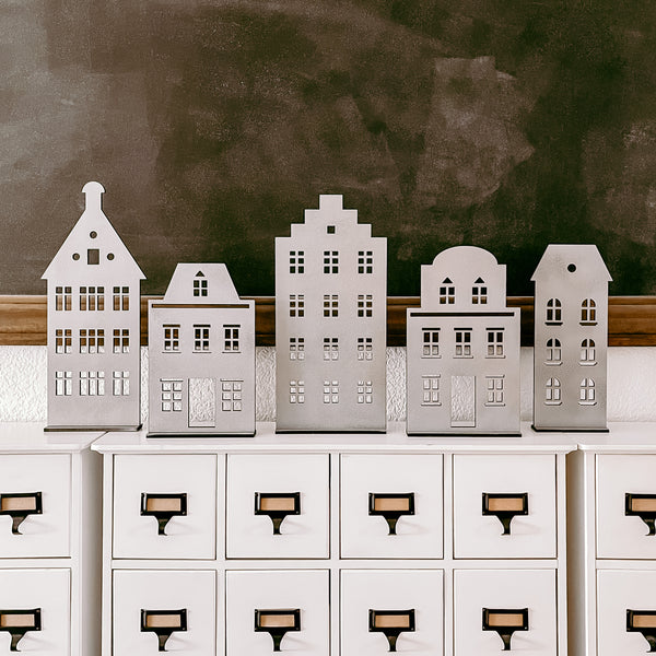Dutch Village | Silver | Wood
