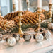 Embossed Mercury Ornament Garland