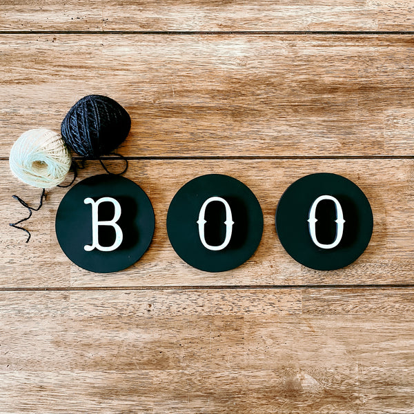 Boo Sign | Wood