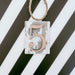 Number Tag | Scandi Style | Ornament