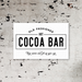 Cocoa Bar | Small | Canvas