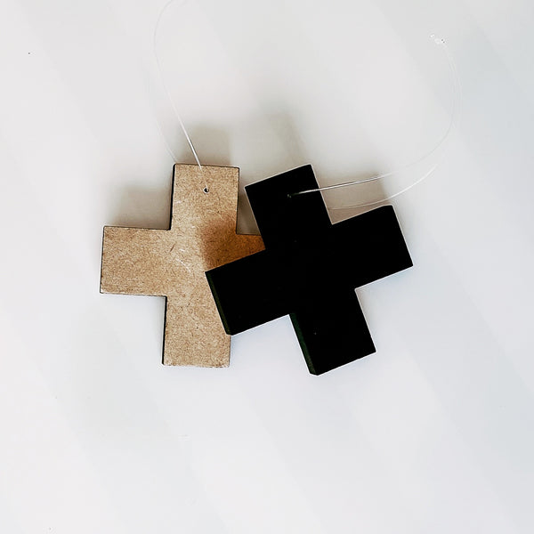 Swiss Cross | Set of 5 | Wood